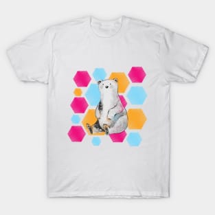 Bear and honeycomb T-Shirt